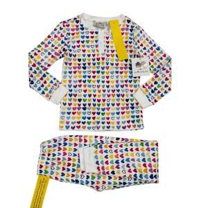 NWT Ruth & Ralph Size 2T Hearts Lounge Set